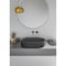 Ruvati 23-inch Matte Black epiStone Solid Surface Modern Bathroom Vessel Sink RVB2550BK - alternate 3